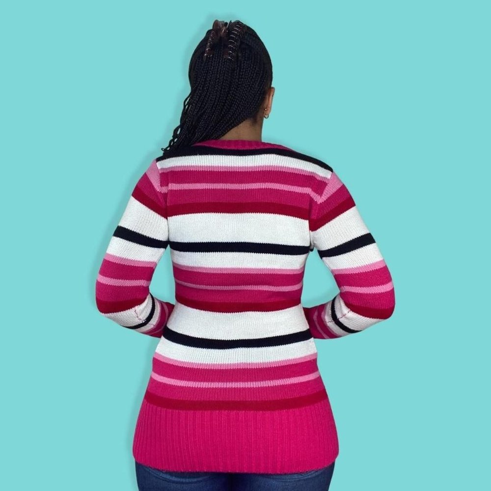 Colorful Striped Sweater - Picture 4 of 4